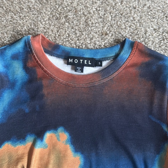 Motel rocks long sleeve multi color shirt, size S - Picture 2 of 2